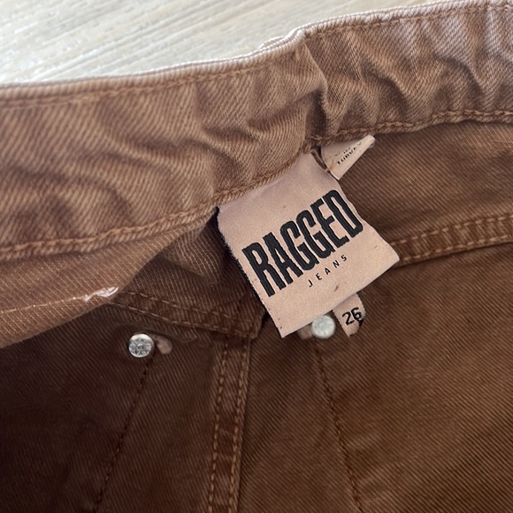 Ragged Priest Brown Wide Leg Jeans 26 - Picture 6 of 8